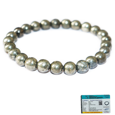 Jufu Original Money Magnet Bracelet | Attracts Money, Fame, Luck | Bracelet for Men and Women | pyrite bracelet with Certificate