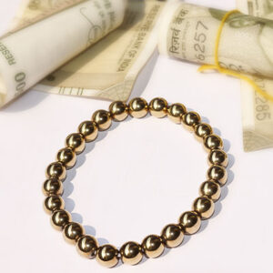 golden pyrite bracelet