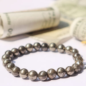 pyrite money magnet bracelet