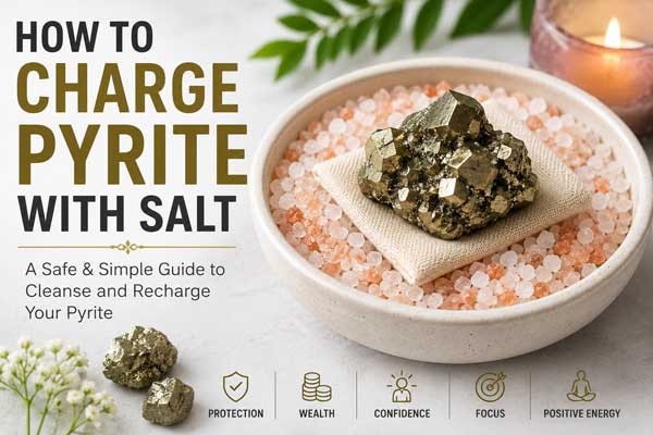 How to charge pyrite with salt