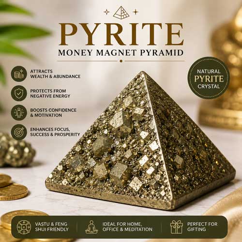 Pyrite Money Magnet Pyramid