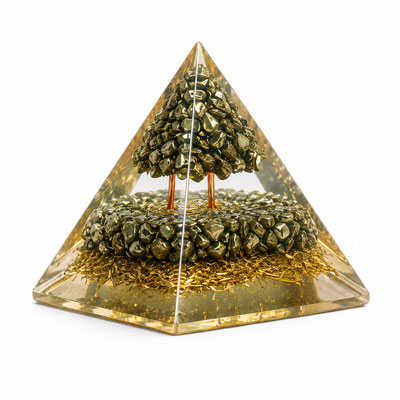 Pyrite Money Magnet Pyramid